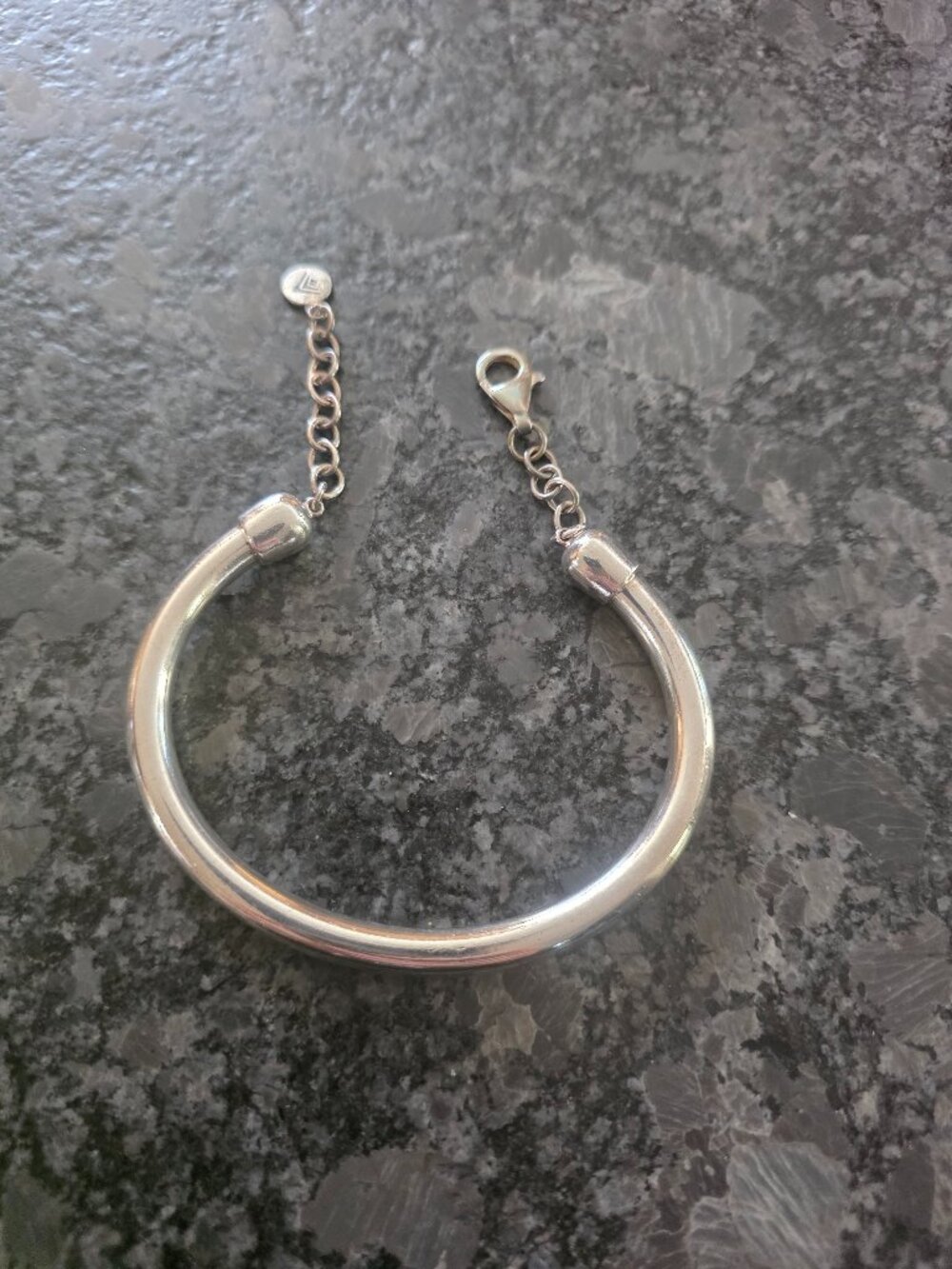 Silpada Designs .925 Sterling Silver Cuff with Chain Clasp